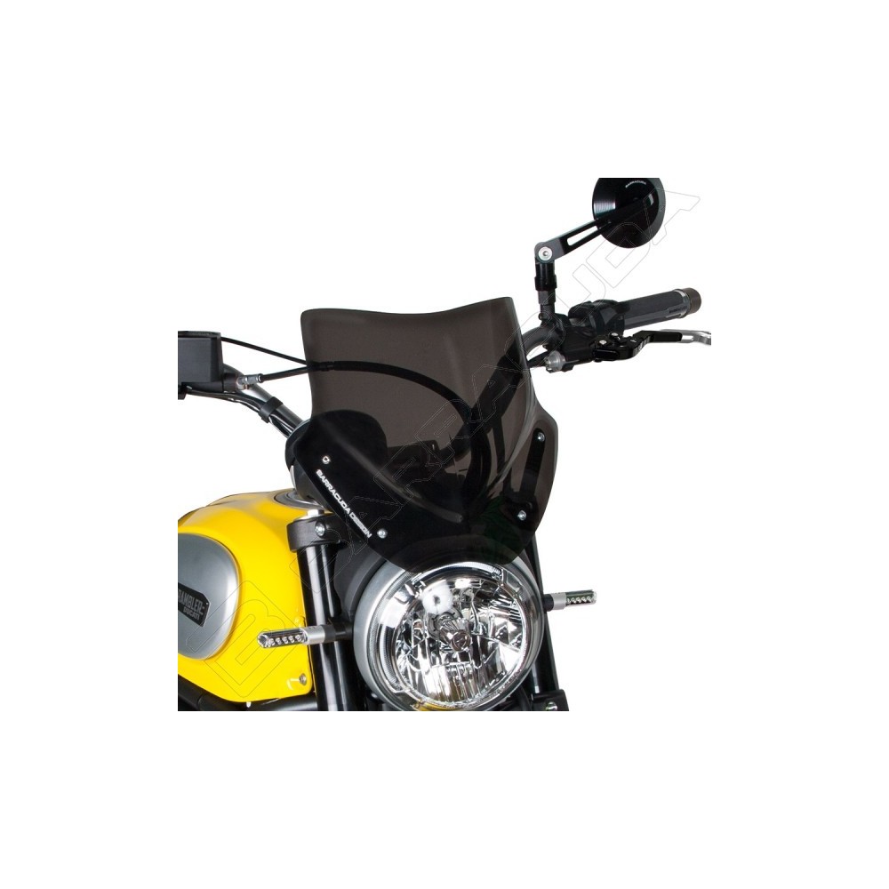 BARRACUDA CUPOLINO AEROSPORT FUME' SCURO per DUCATI SCRAMBLER 800 2014 / 2021