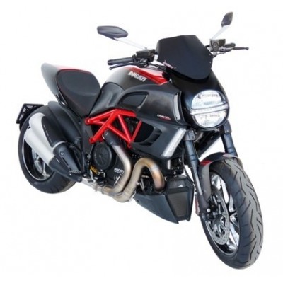 Fabbri Cupolino Nero Satinato GEN-X per Ducati DIAVEL 1200 2011 2012 2013