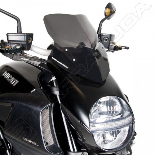 BARRACUDA CUPOLINO AEROSPORT FUME' SCURO per DUCATI DIAVEL - SPECIFICO per MODELLI 2014 2015 2016