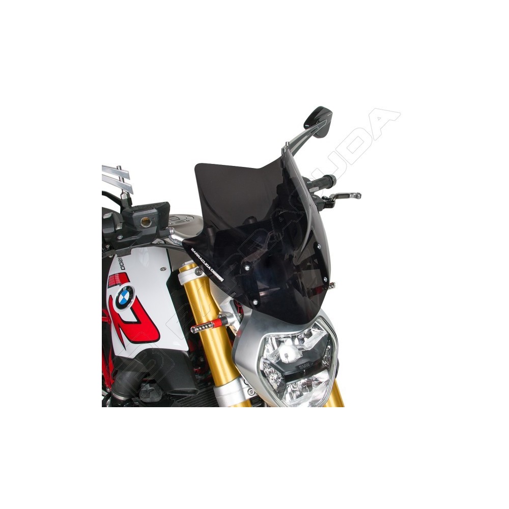 BARRACUDA CUPOLINO AEROSPORT FUME' SCURO per BMW R 1200 R 2015 2016 2017