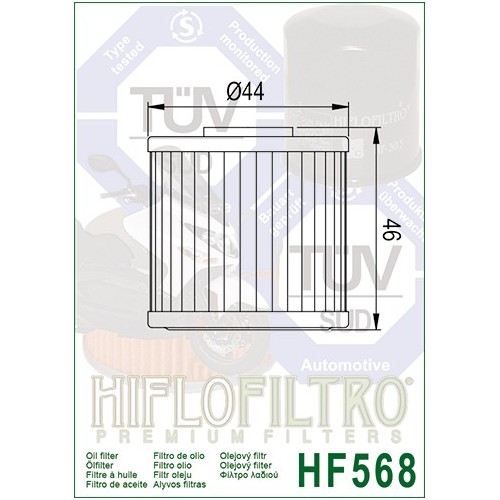 HIFLO FILTRO OLIO HF568