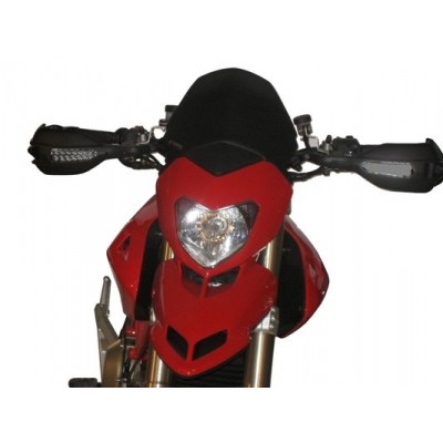 Fabbri Cupolino nero satinato SPORT per Ducati HYPERMOTARD 796 / 1100 / 1100 EVO 2007 / 2012