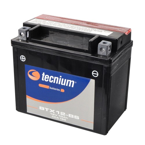 TECNIUM BATTERIA Senza Manutenzione con Acido BTX12-BS