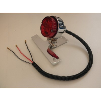 Faro posteriore Universale Moto Custom 12V 21W / 12V 5W Ø 650mm