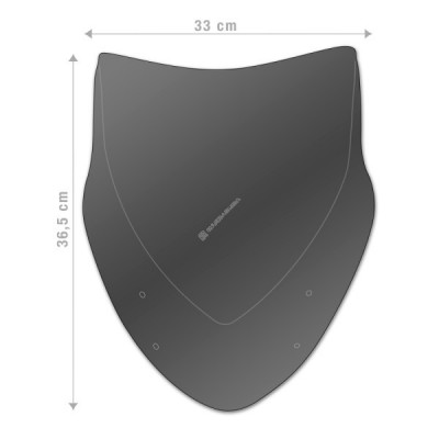 BARRACUDA CUPOLINO AEROSPORT FUME' SCURO per YAMAHA TRACER 700 2016 / 2019