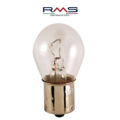 Lampadina RMS 12 Volt 21/5 Watt BULB BAY15D bianca