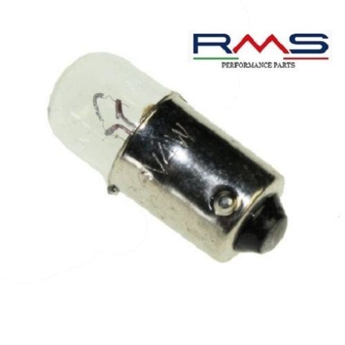 Lampadina RMS 6 Volt 4 Watt BA9S bianca