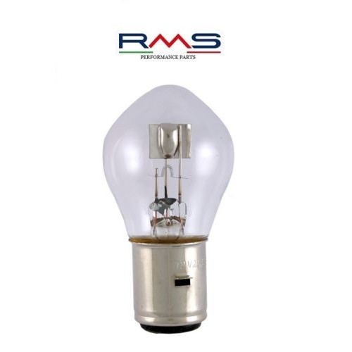 Lampadina RMS 12 Volt 35/35 Watt BA20D bianca