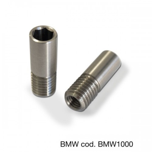 BARRACUDA Adattatori Antivibranti, Retrovisori Bar End e Lever Pro-Tect per Manubrio Originale BMW