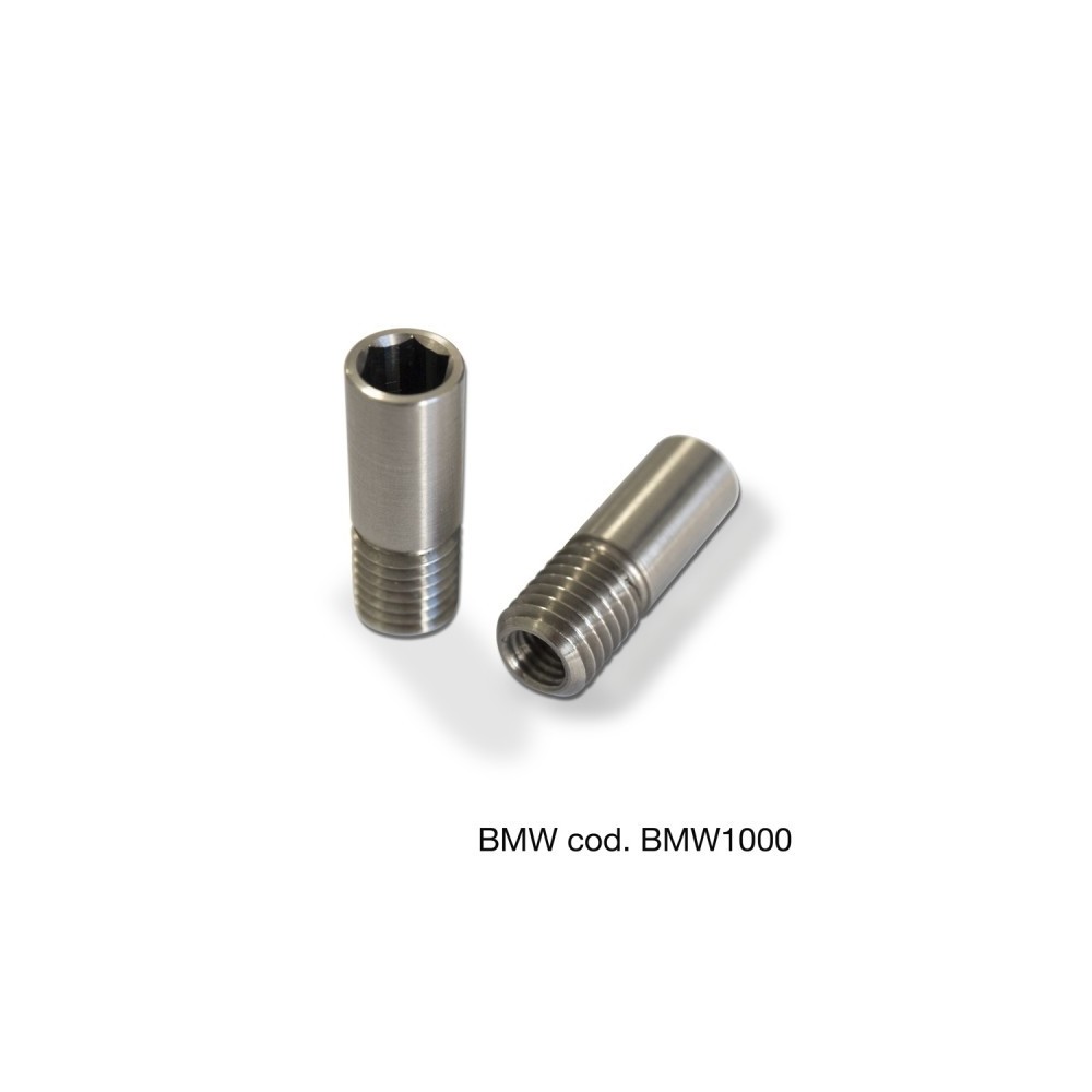 BARRACUDA Adattatori Antivibranti, Retrovisori Bar End e Lever Pro-Tect per Manubrio Originale BMW