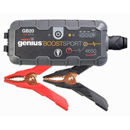 Noco Genius GB20 Boost Sport 12V 400A booster USB avviatore batterie moto auto