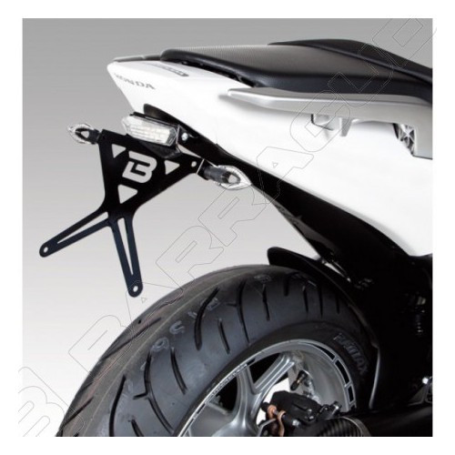 BARRACUDA Portatarga reclinabile con fanale a Led per HONDA INTEGRA 700 / 750 - NC 700 S - NC 700 X - NC 750 S - NC 750 X