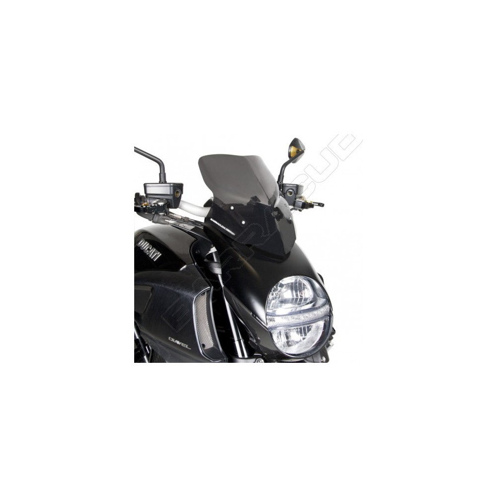 BARRACUDA Cupolino AEROSPORT fumè' scuro per DUCATI DIAVEL 1200 2010 2011 2012 2013