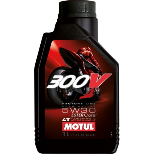 MOTUL 300V FACTORY LINE ROAD RACING 5W-30 4T - 1 Litro Lubrificante Olio Motore
