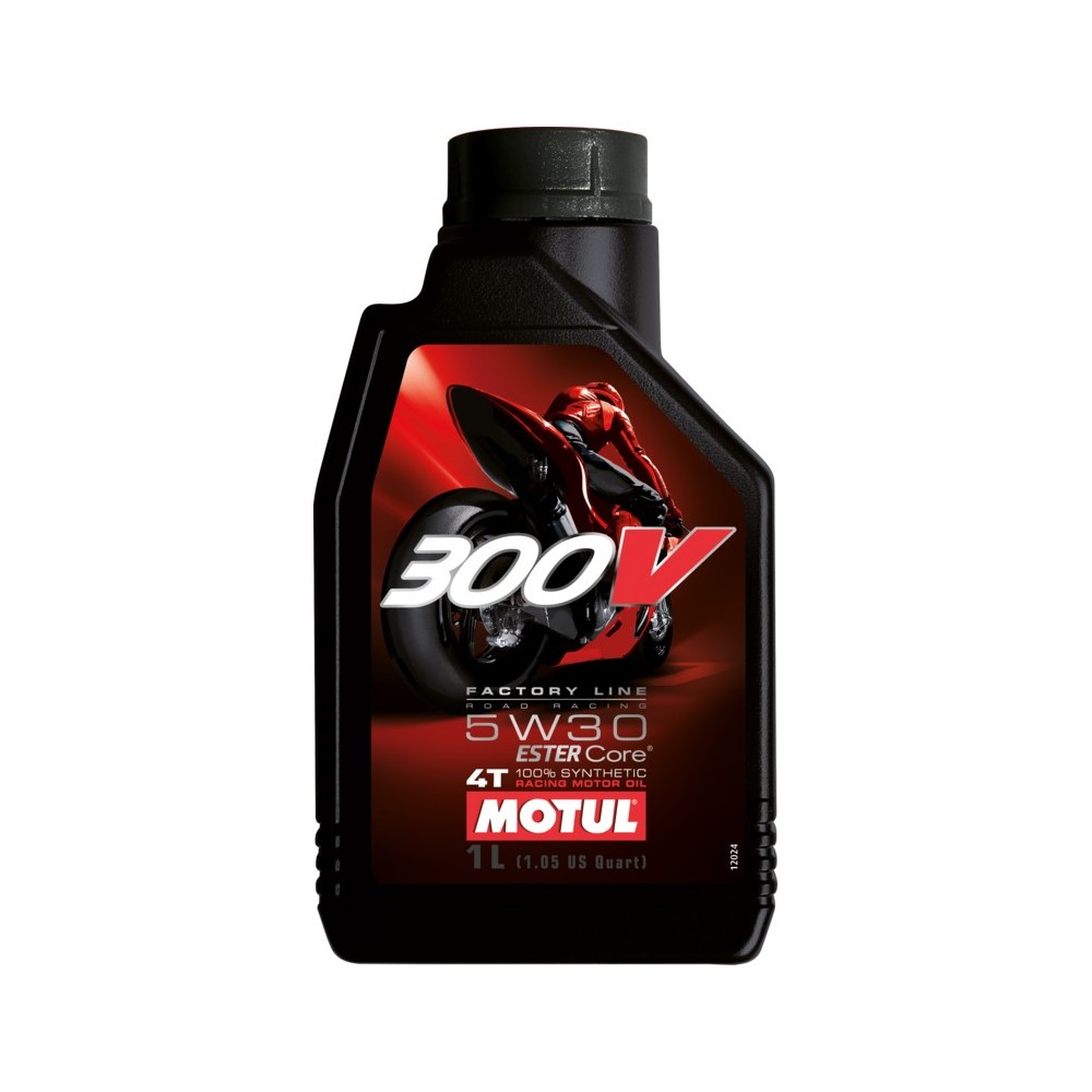 MOTUL 300V FACTORY LINE ROAD RACING 5W-30 4T - 1 Litro Lubrificante Olio Motore