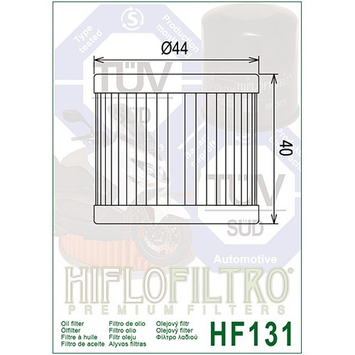 HIFLO FILTRO OLIO HF131