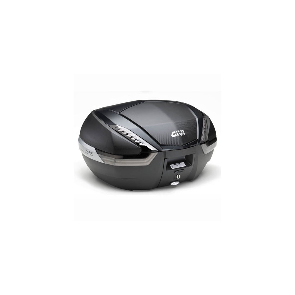 GIVI V47NNT Bauletto valigia posteriore MONOKEY 47 litri con finitura carbon look e catadiottri fumè