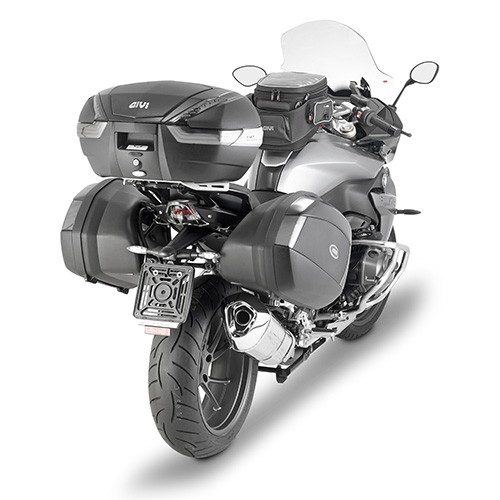 GIVI V47NNT Bauletto valigia posteriore MONOKEY 47 litri con finitura carbon look e catadiottri fumè