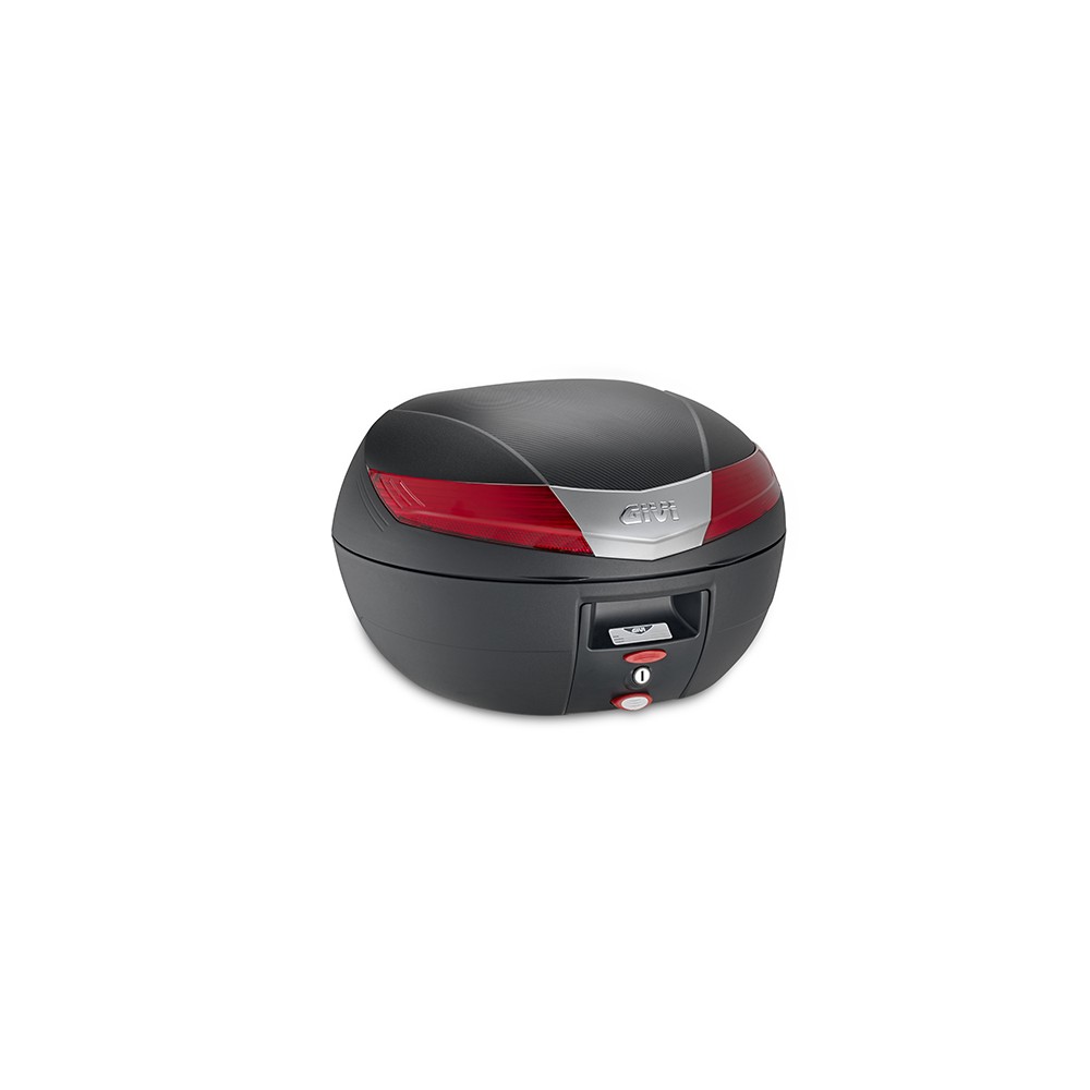 Bauletto GIVI V40N Monokey Nero Catadiottri Rossi 40 Litri