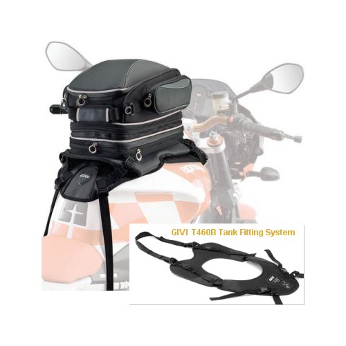 Base Universale GIVI T460B TFS per Borse Serbatoio in Plastica