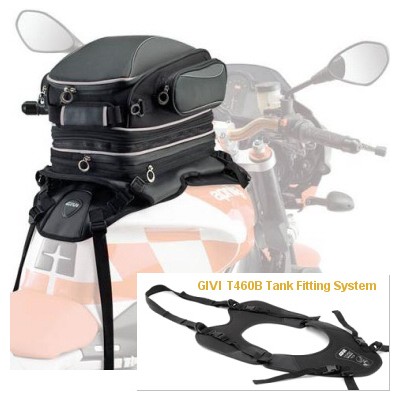 Base Universale GIVI T460B TFS per Borse Serbatoio in Plastica