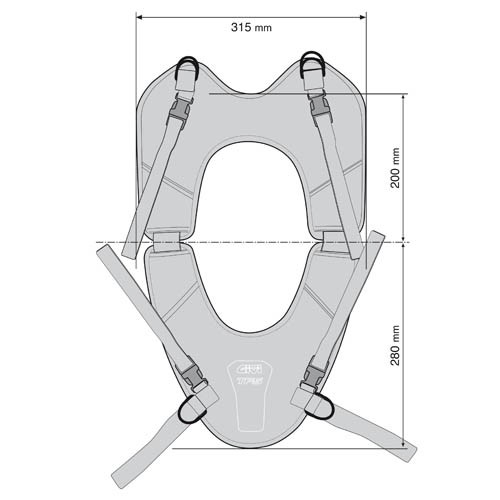 Base Universale GIVI T460B TFS per Borse Serbatoio in Plastica
