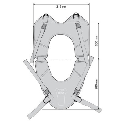 Base Universale GIVI T460B TFS per Borse Serbatoio in Plastica