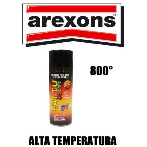 SMALTO AREXONS 400 ml VERNICE SPRAY TRASPARENTE ALTE TEMPERATURE 600° MARMITTE