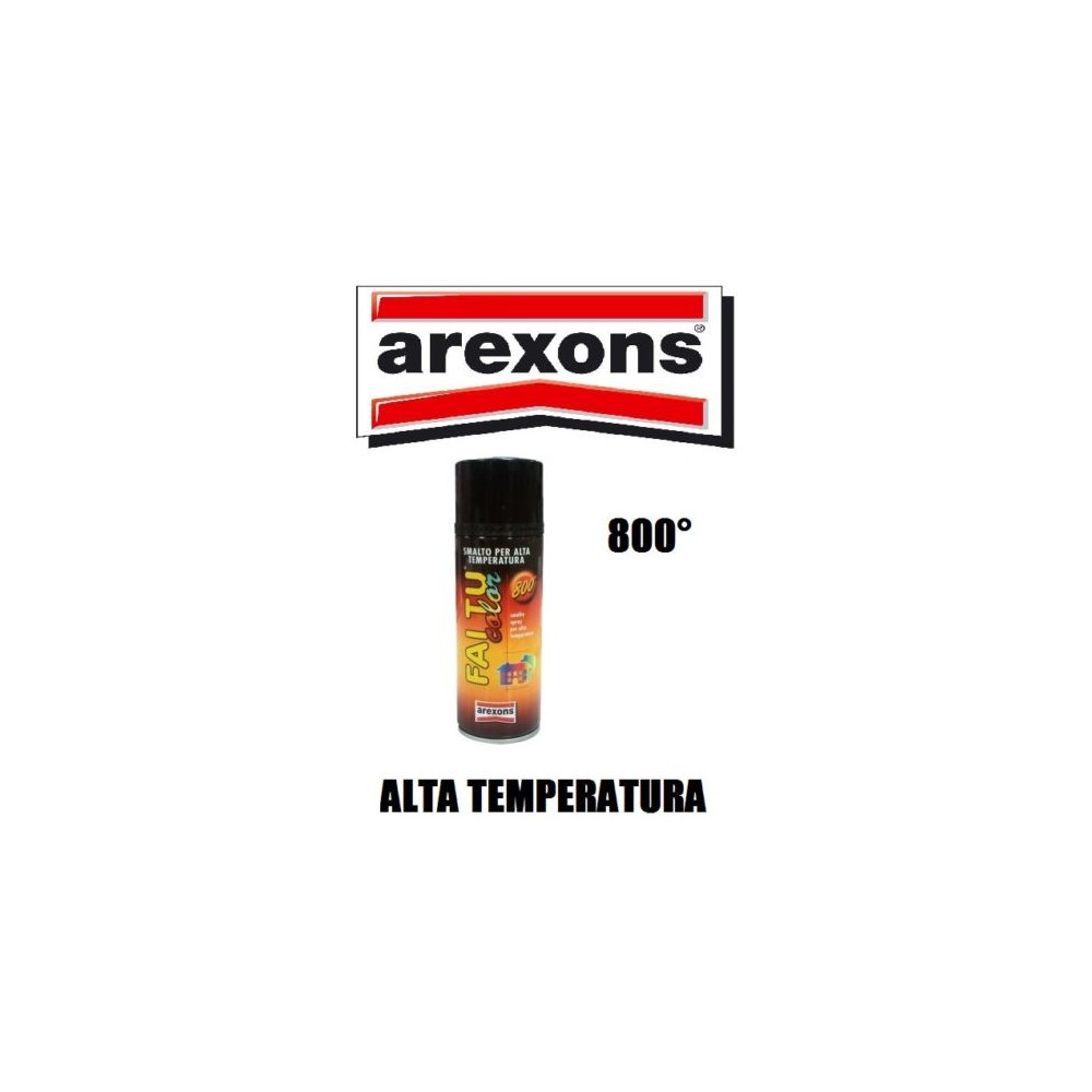 SMALTO AREXONS 400 ml VERNICE SPRAY TRASPARENTE ALTE TEMPERATURE 600° MARMITTE