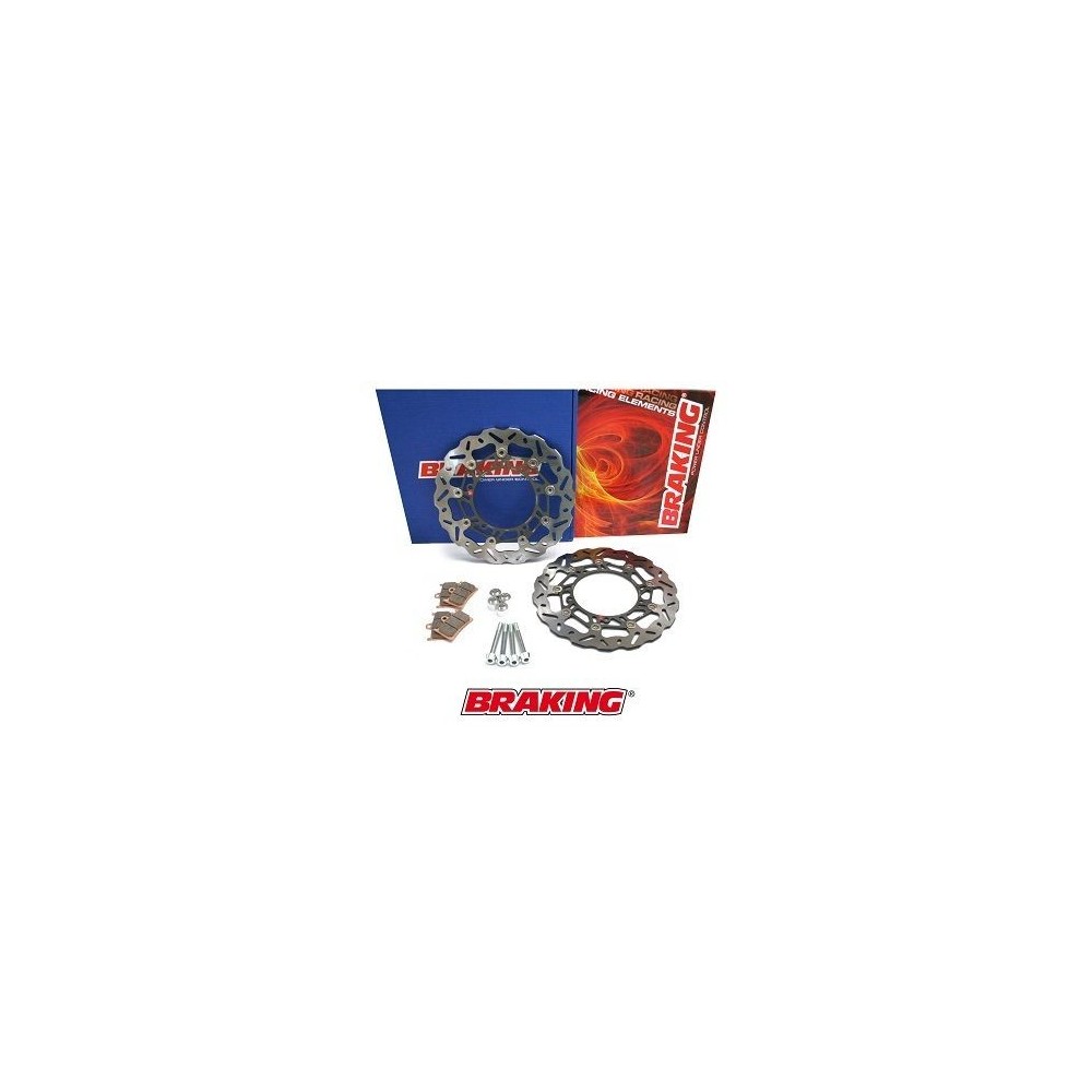 BRAKING KIT MAGGIORAZIONE STRADALE ANTERIORE DISCHI SK2 + PASTIGLIE PER YAMAHA T-MAX 530 / ABS 2015 / 2019