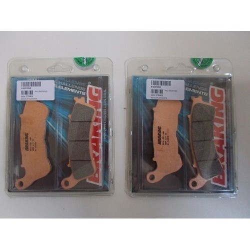 BRAKING 910CM55 2 coppie pastiglie freno anteriore CM55