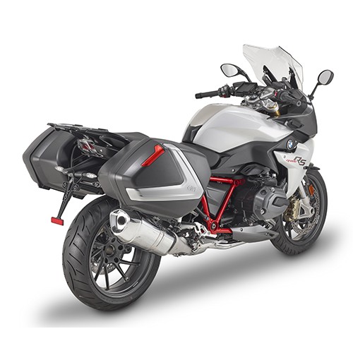Coppia Valigie Laterali GIVI V37N 37 Litri Cover Argento