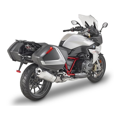 Coppia Valigie Laterali GIVI V37N 37 Litri Cover Argento