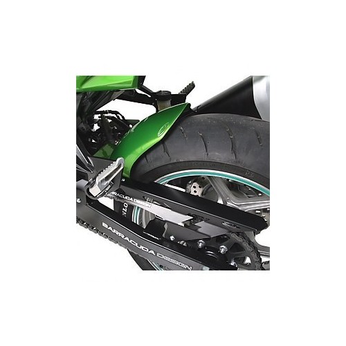 BARRACUDA Parafango posteriore nero opaco per KAWASAKI Z 750 2007 / 2014