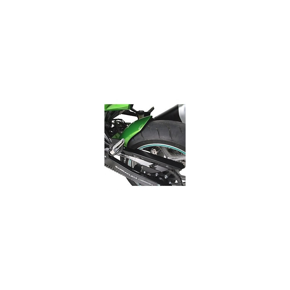 BARRACUDA Parafango posteriore nero opaco per KAWASAKI Z 750 2007 / 2014