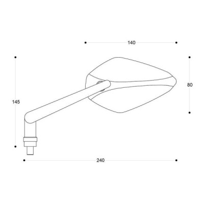 BARRACUDA Specchi Retrovisori X-VERSION B-LUX