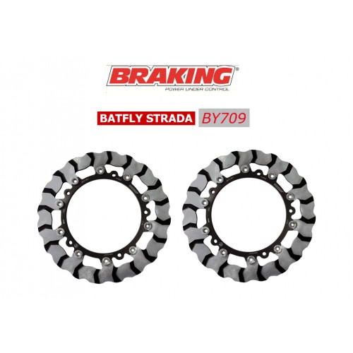 BRAKING 2 dischi freno anteriore flottante BATFLY per BMW S 1000 R - S 1000 RR - S 1000 XR