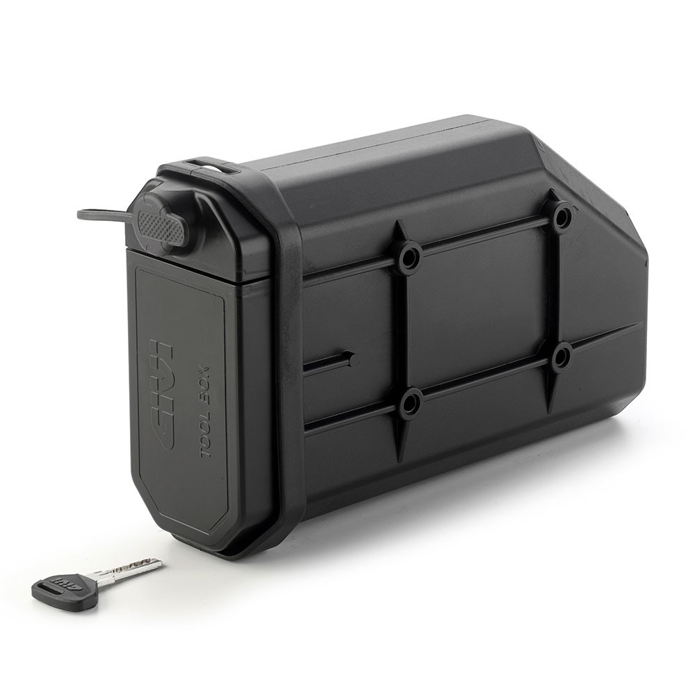 Cassetta Porta Attrezzi GIVI S250 Tool Box Universale per Moto Nera