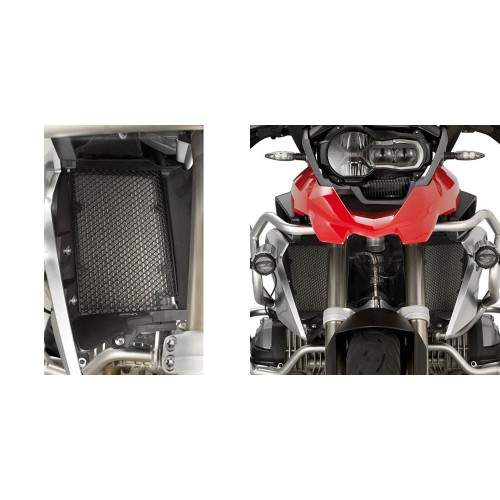 Protezione GIVI per radiatore in acciaio verniciato nero per BMW R 1200 GS / ADV 2013 / 2018 - R 1250 GS 2019 / 2023