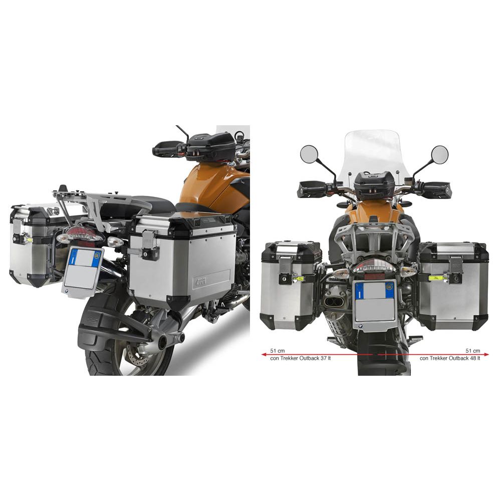 Telai GIVI PL684CAM Monokey Cam Side per BMW R 1200 GS e Adventure