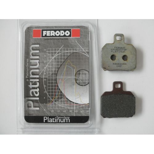 FERODO Coppia Pastiglie Freno posteriore PLATINUM FDB2074P