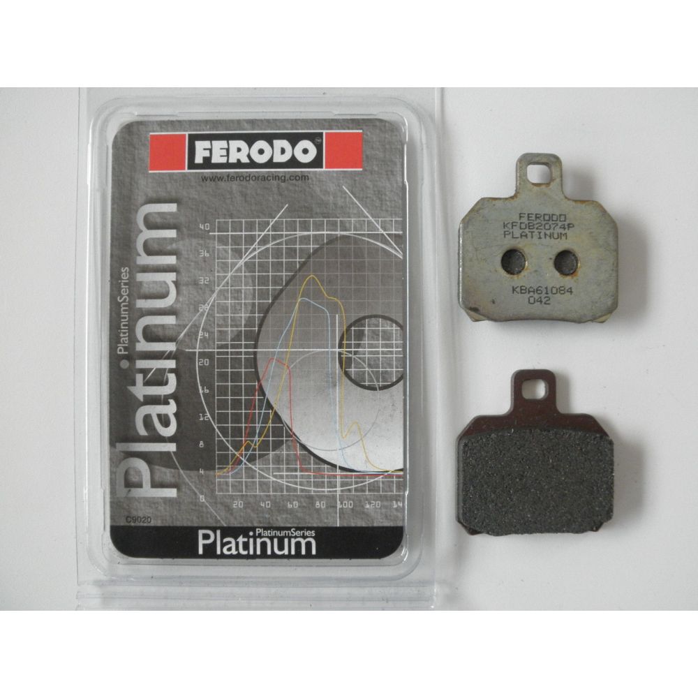 FERODO Coppia Pastiglie Freno posteriore PLATINUM FDB2074P