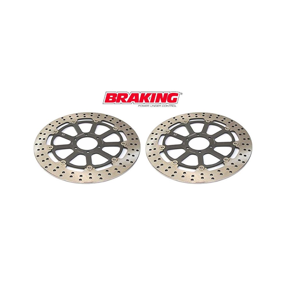 BRAKING Kit 2 Dischi R-STX Freno Anteriore Tondo Flottante STX01