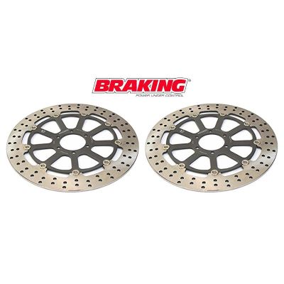 BRAKING Kit 2 Dischi R-STX Freno Anteriore Tondo Flottante STX01