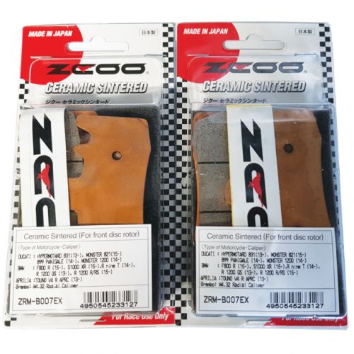 ZCOO B007 EX - 2 COPPIE PASTIGLIE FRENO ANTERIORE