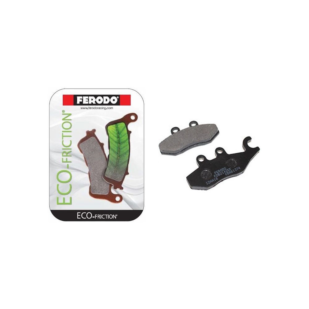 FERODO Kit Pastiglie Freno Anteriori FDB4290 - Con Contatto Usura, Compatibile AIXAM/LIGIER/MICROCAR