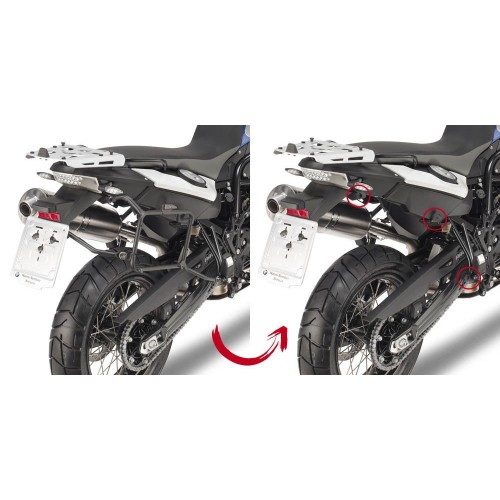 GIVI TELAI LATERALI per VALIGIE MONOKEY BMW F 650 GS 2008 / 2012 - F 700 GS 2013 / 2017 - F 800 GS 2008 / 2017