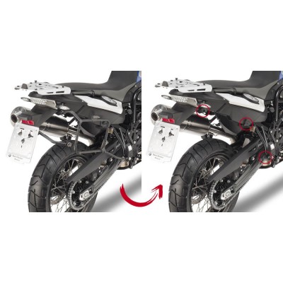 Telai Laterali GIVI PLR5103 Sgancio Rapido per BMW F 800 GS e F 700 GS