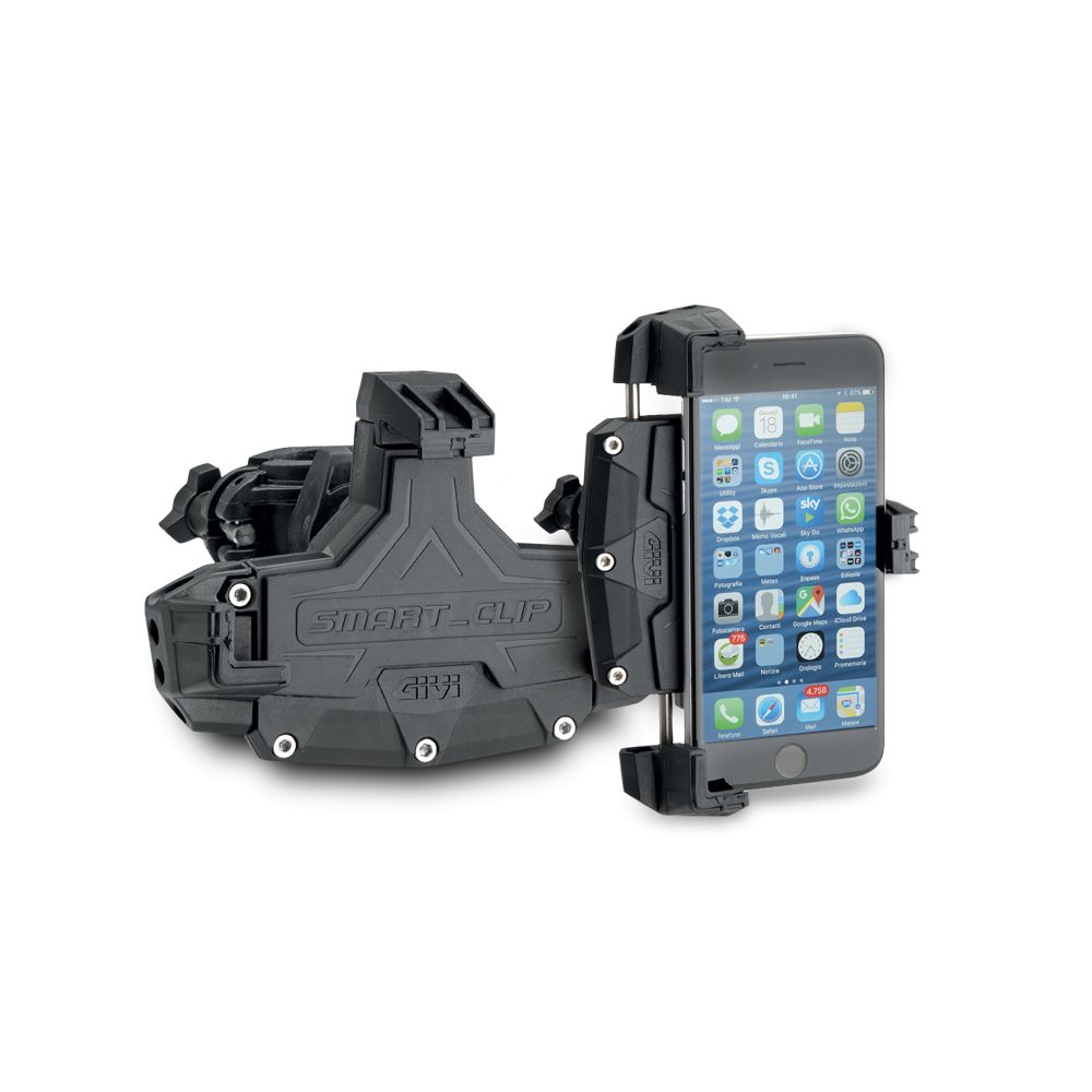 Pinza Porta Smartphone GIVI S920M Smart Clip Universale per Manubrio