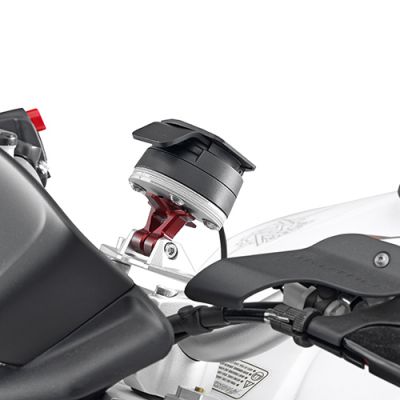 Supporto GIVI universale in alluminio per il fissaggio dei navigatori Tom Tom Rider